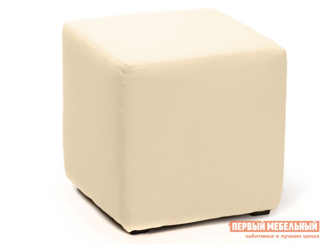 Пуфик  Вени-4 Бежевый, экокожа