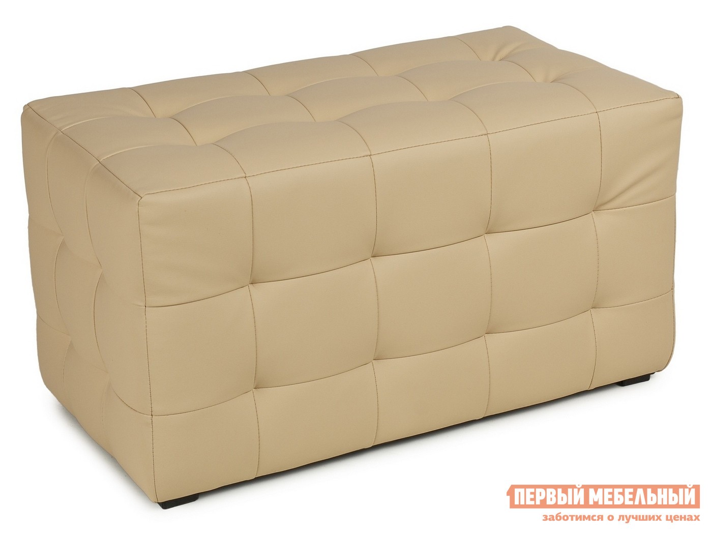 Пуфик  Велли-11 Бежевый, экокожа