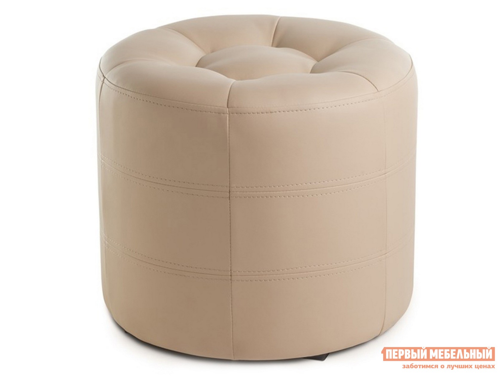 Пуфик  Венто-7 Бежевый, экокожа
