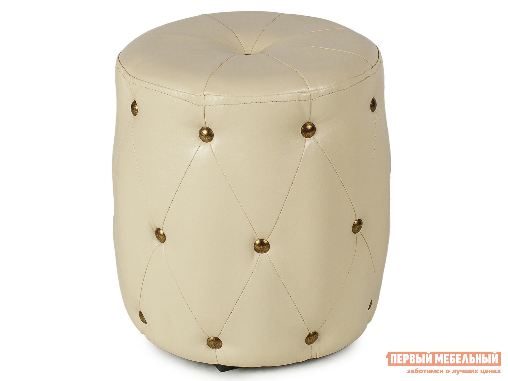 Пуфик  Венто-6 Бежевый, экокожа