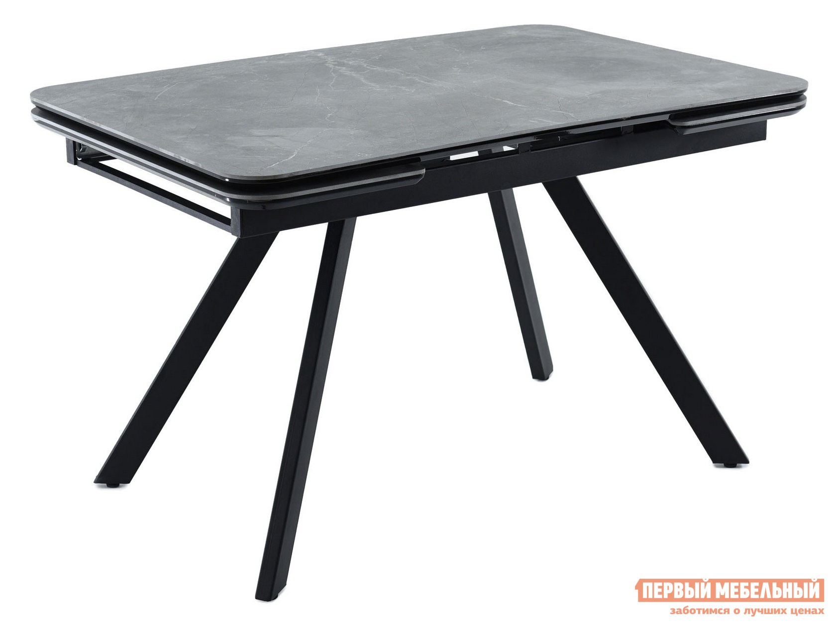 Кухонный стол  Леон Bayona grey / Черный, металл