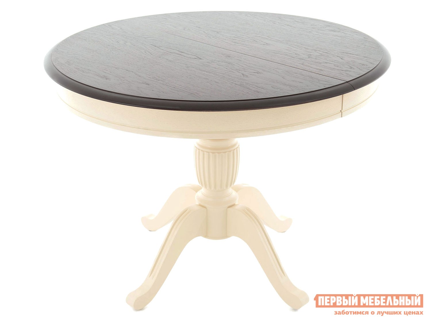 Кухонный стол  Леонардо Слоновая кость / Орех Темный