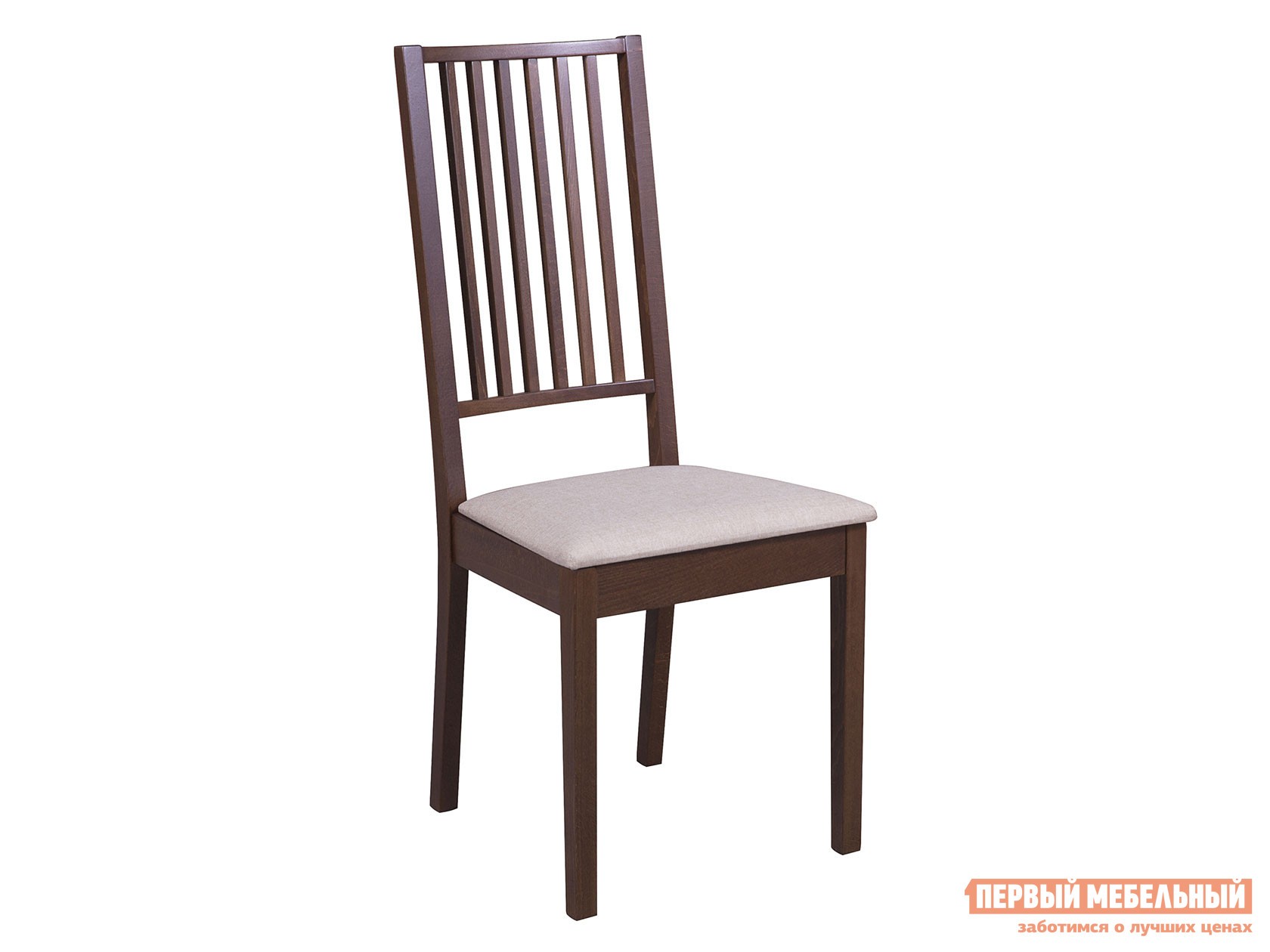 Стул  Родос Орех темный / Бежевая Ткань