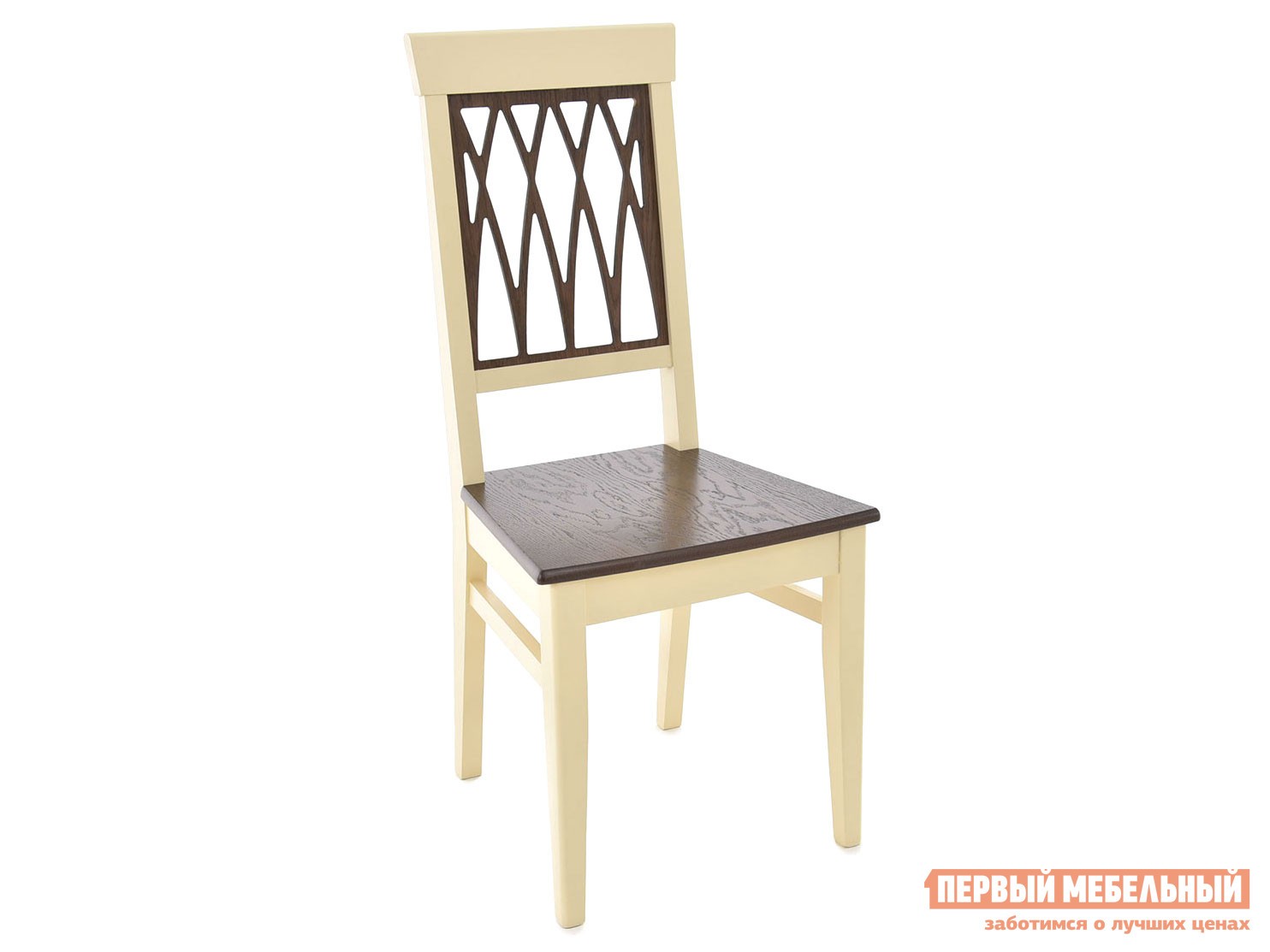 Стул  Кристиан Слоновая кость / Орех Темный