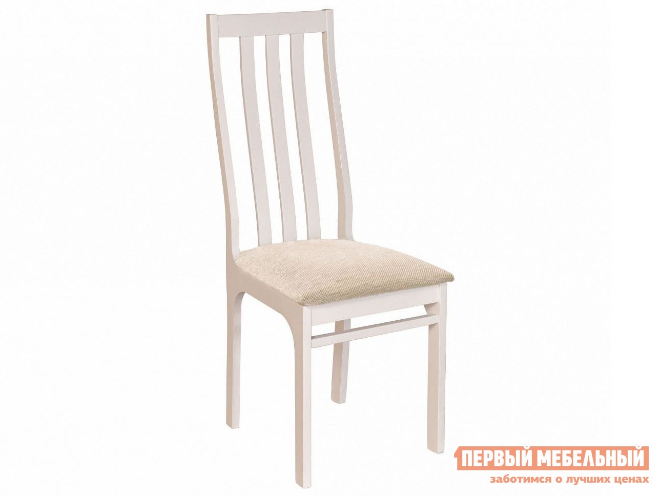 Стул  Франц Белая эмаль / Аполло Беж