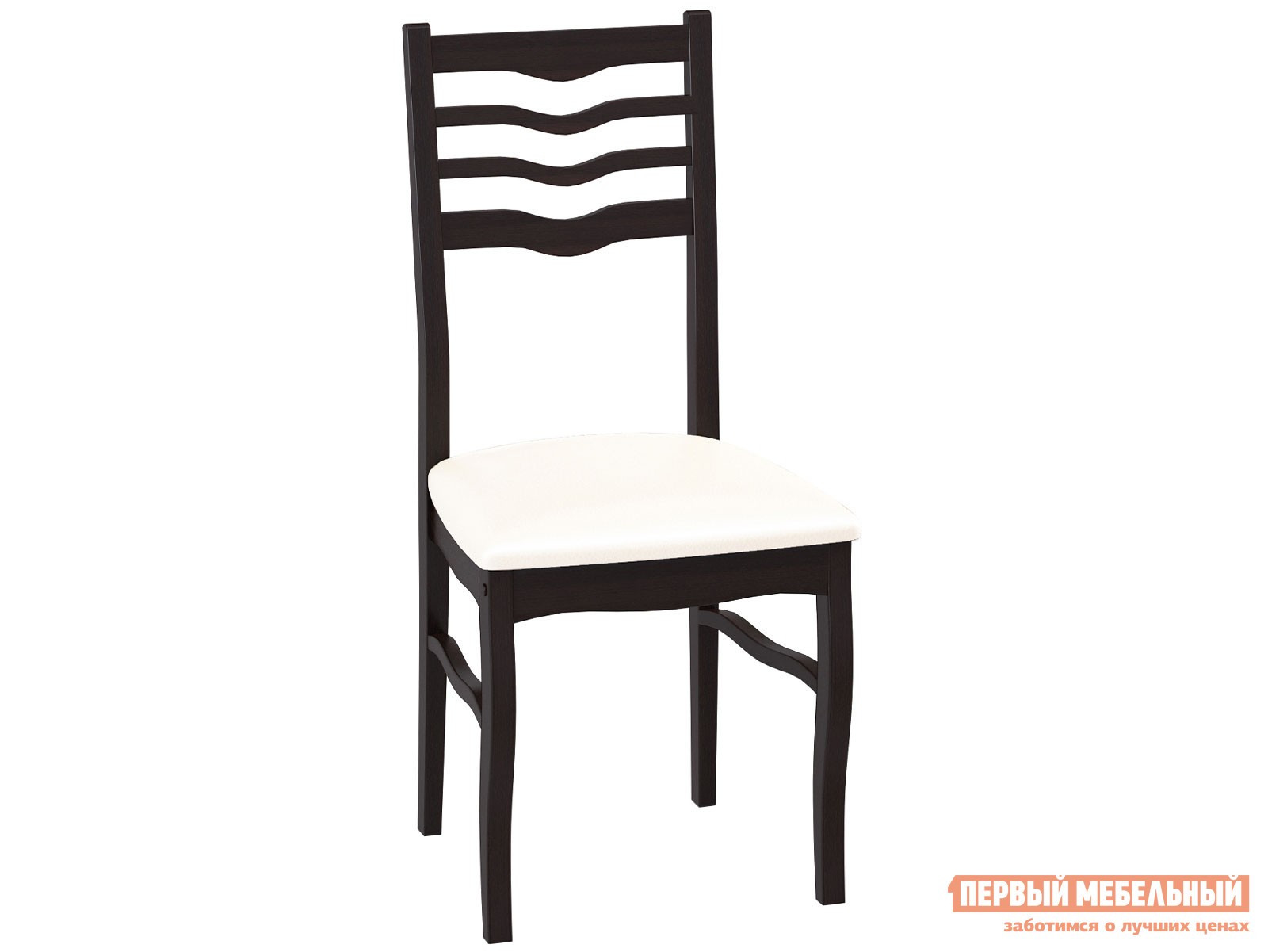 Стул  Юджин М16 Венге / Белая иск.кожа