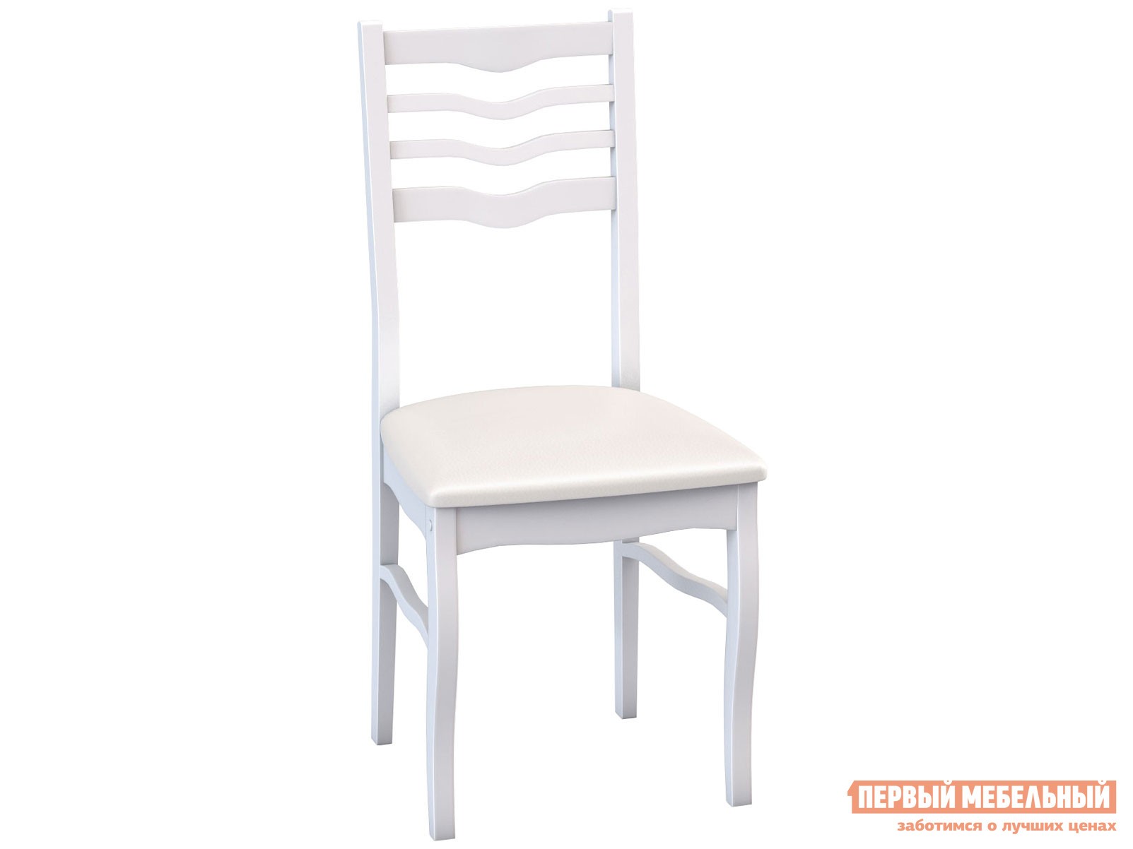 Стул  Юджин М16 Белый, эмаль / Белый, кожзам (кв03)