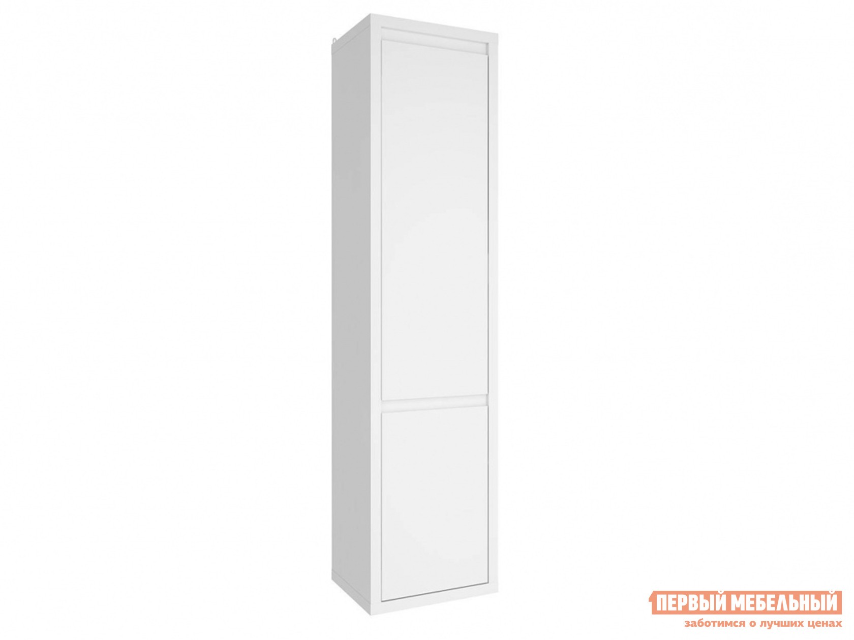 Распашной шкаф  Норд Белый / Белый глянец
