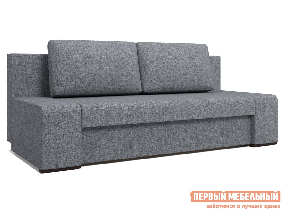 Прямой диван  Монако Серый, рогожка