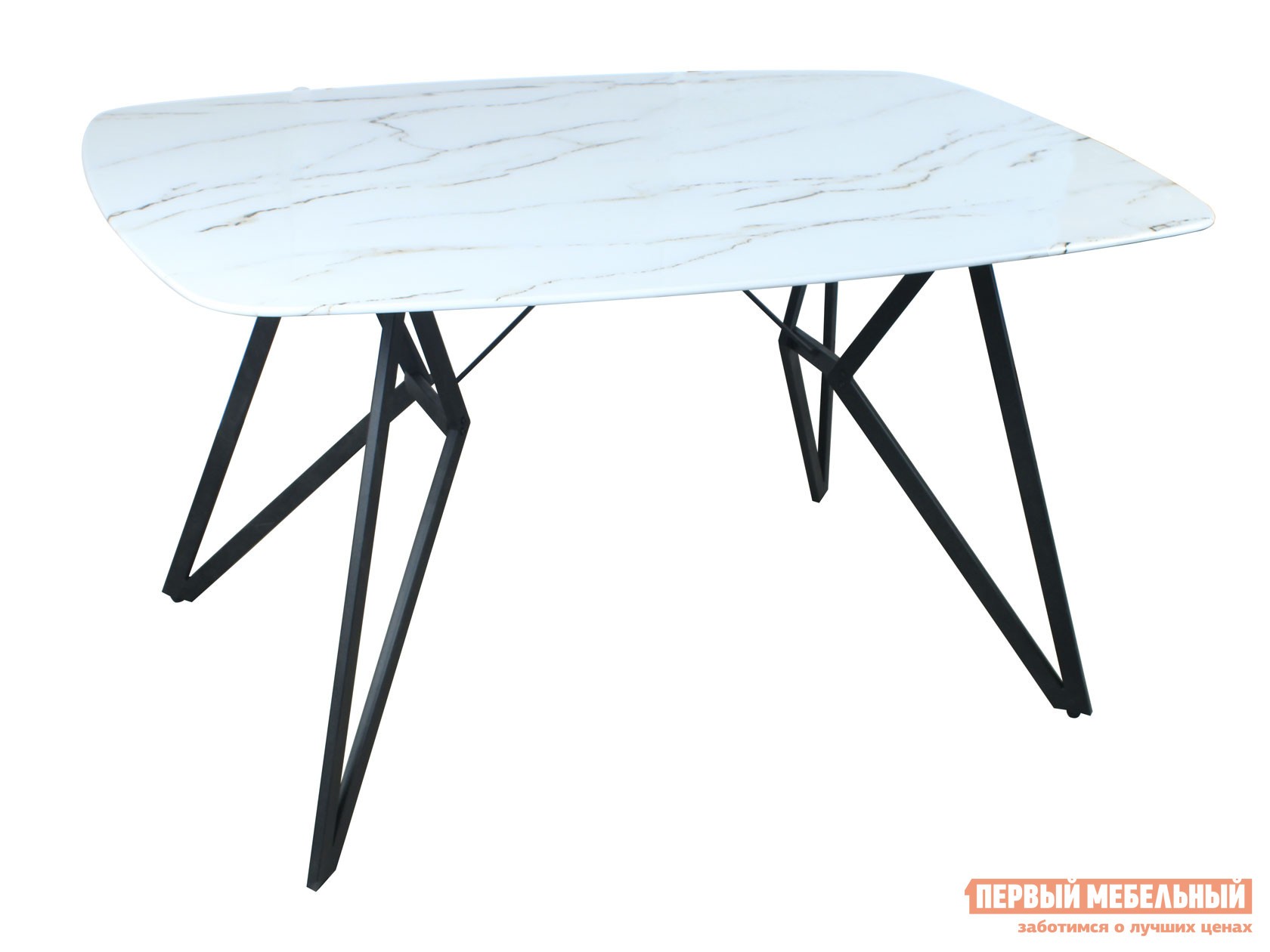 Кухонный стол  Денвер DT-904G Белый, стекло