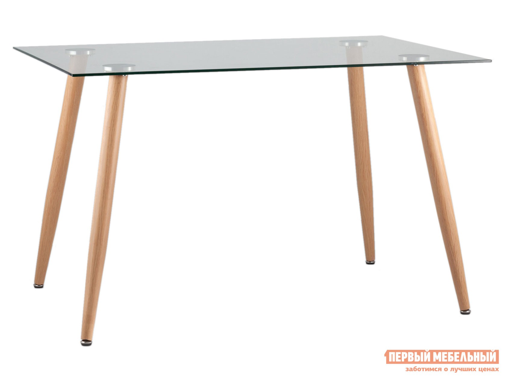 Кухонный стол  Освальд Прозрачное стекло / Металл