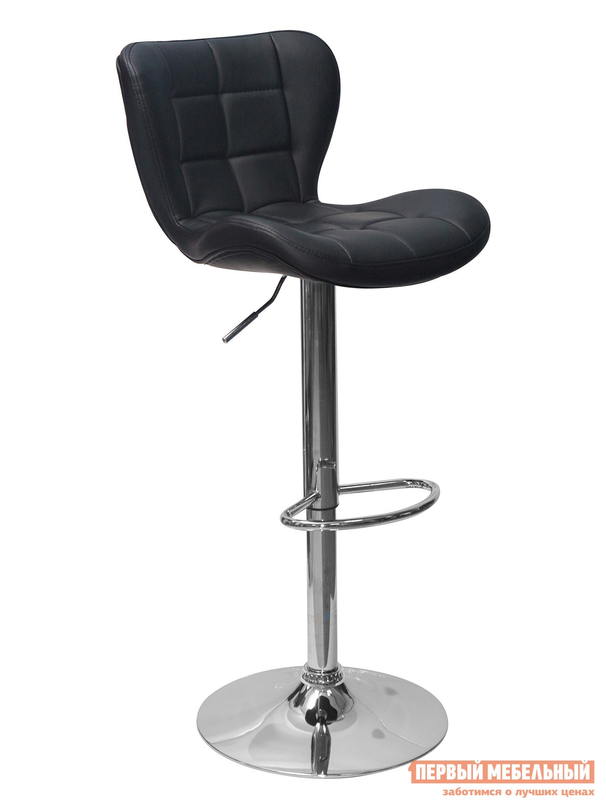 Барный стул  Порше Черный, экокожа