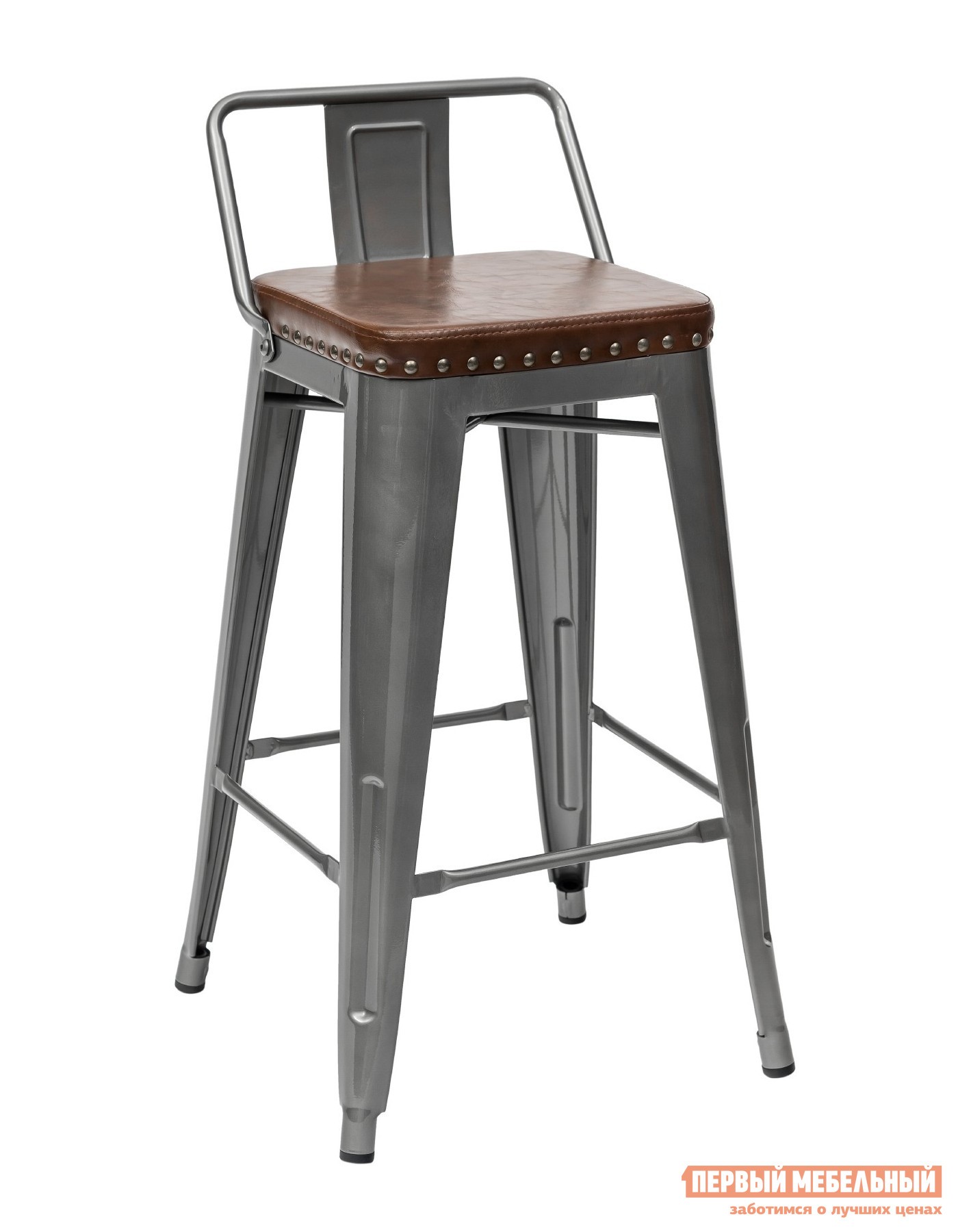 Барный стул  Толикс Софт ПБ Серебристый