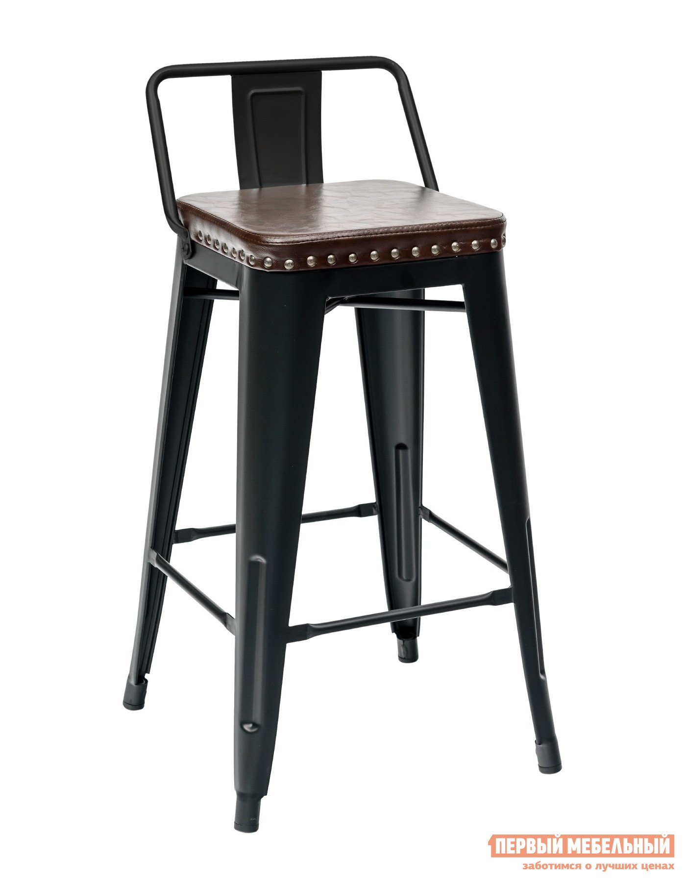 Барный стул  Толикс Софт ПБ Черный матовый