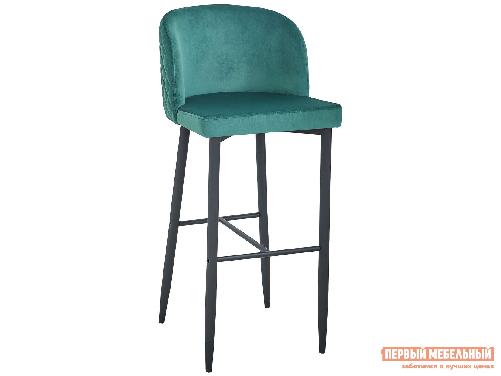 Барный стул  Оскар Б HLR-56 Изумрудный, велюр