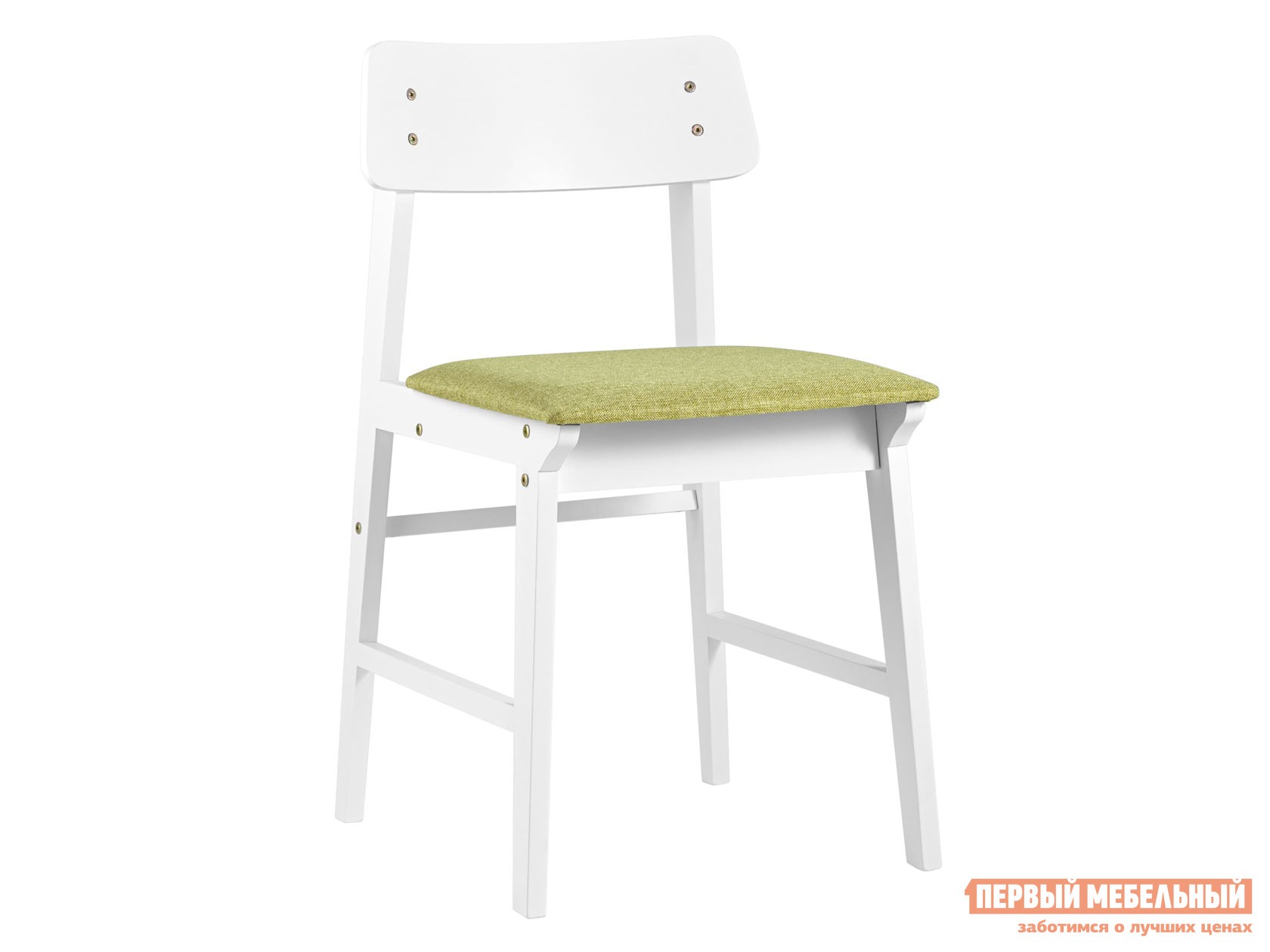 Стул  Оден, 2 шт. Оливковый, рогожка, Белый