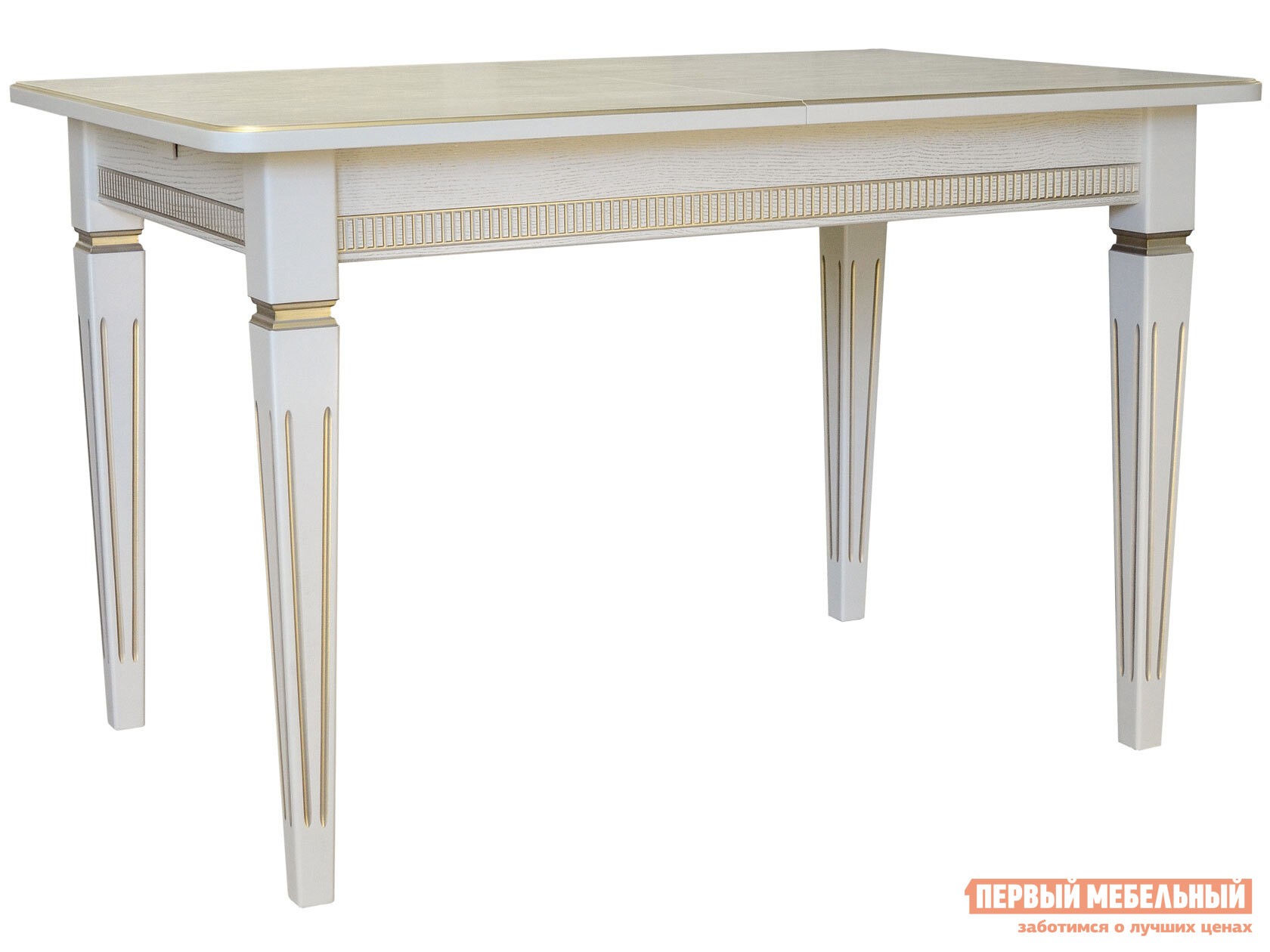 Кухонный стол  Васко В 86H Слоновая кость / Золотая патина