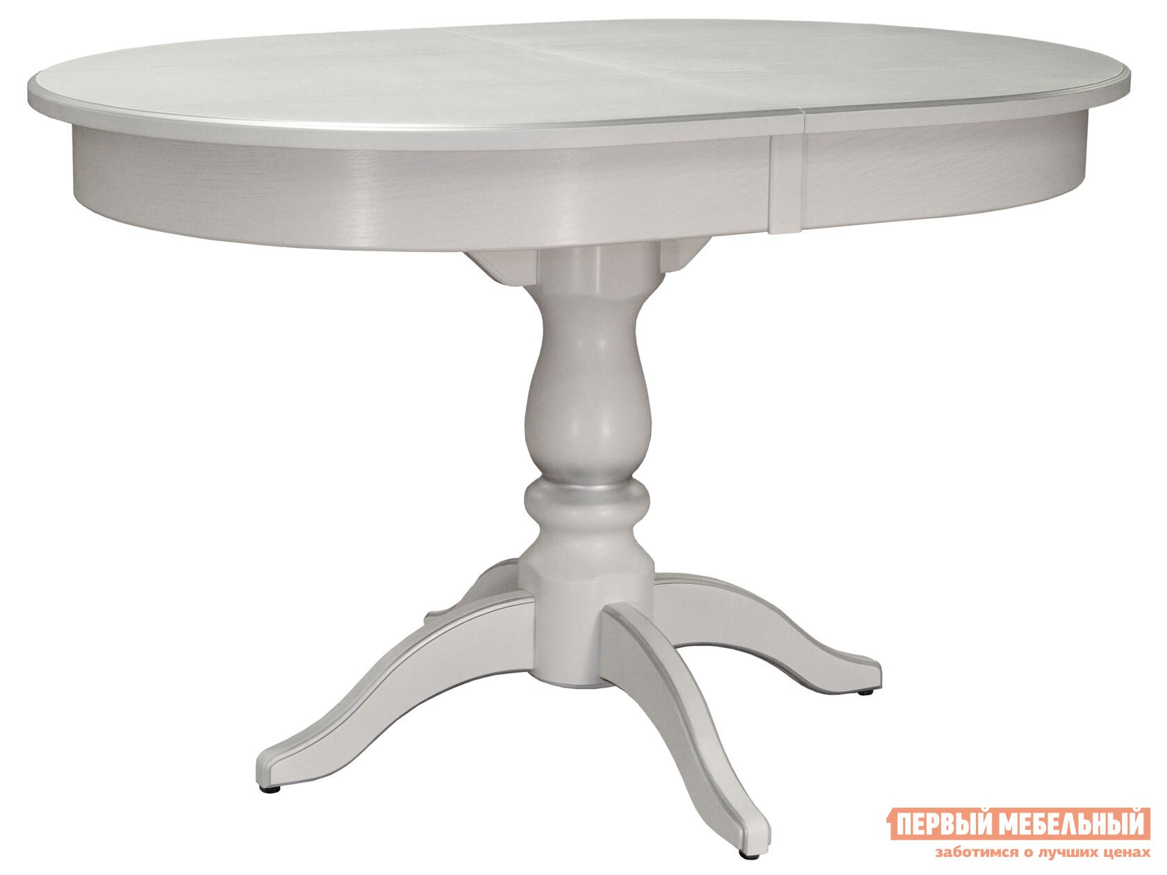 Кухонный стол  Тарун 4 Белый / Патина серебро