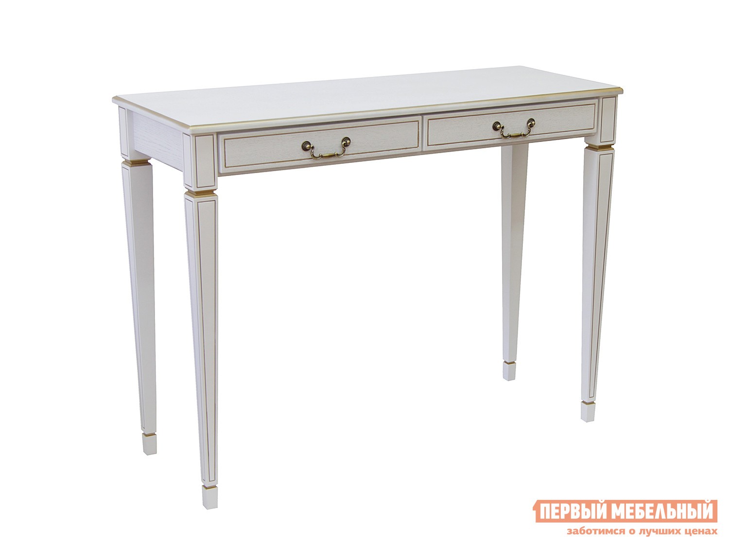 Консоль  Васко В 91Н Белый ясень / Золото