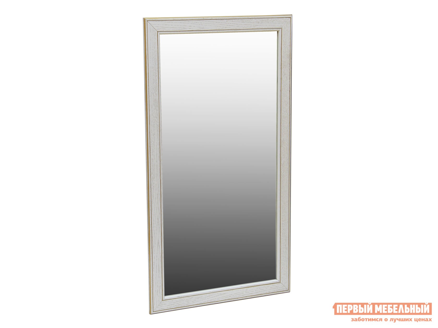 Настенное зеркало  Васкона Белый ясень / Золото