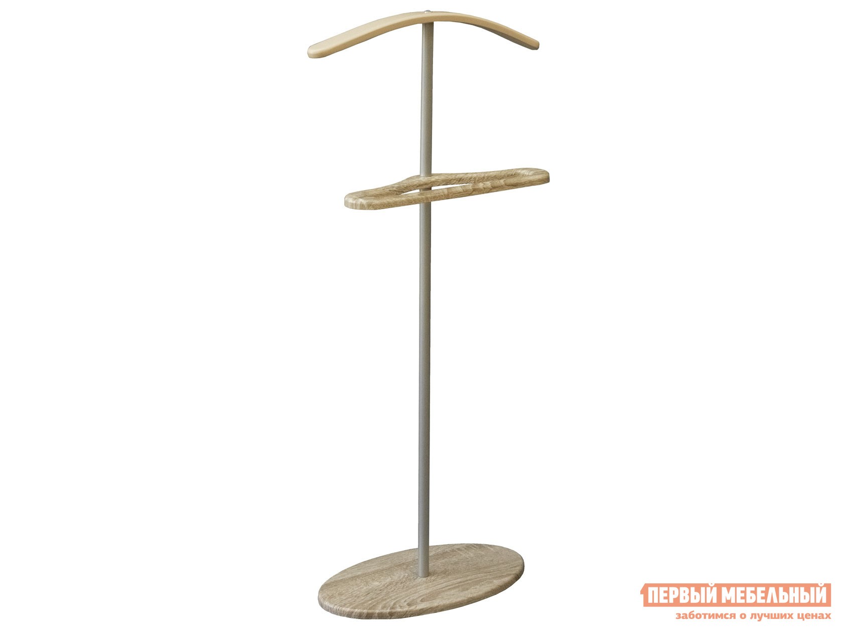 Напольная вешалка  Дэви 3 Металлик / Дуб сонома