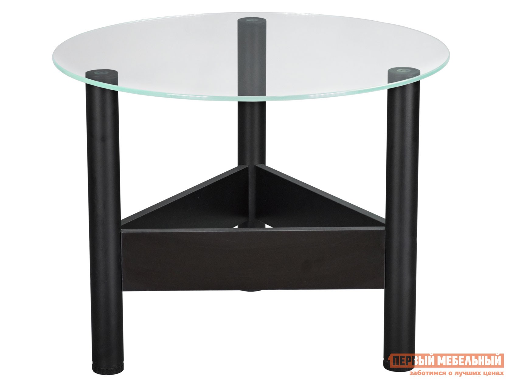 Журнальный столик  Саут 9С Стекло прозрачное / Черный
