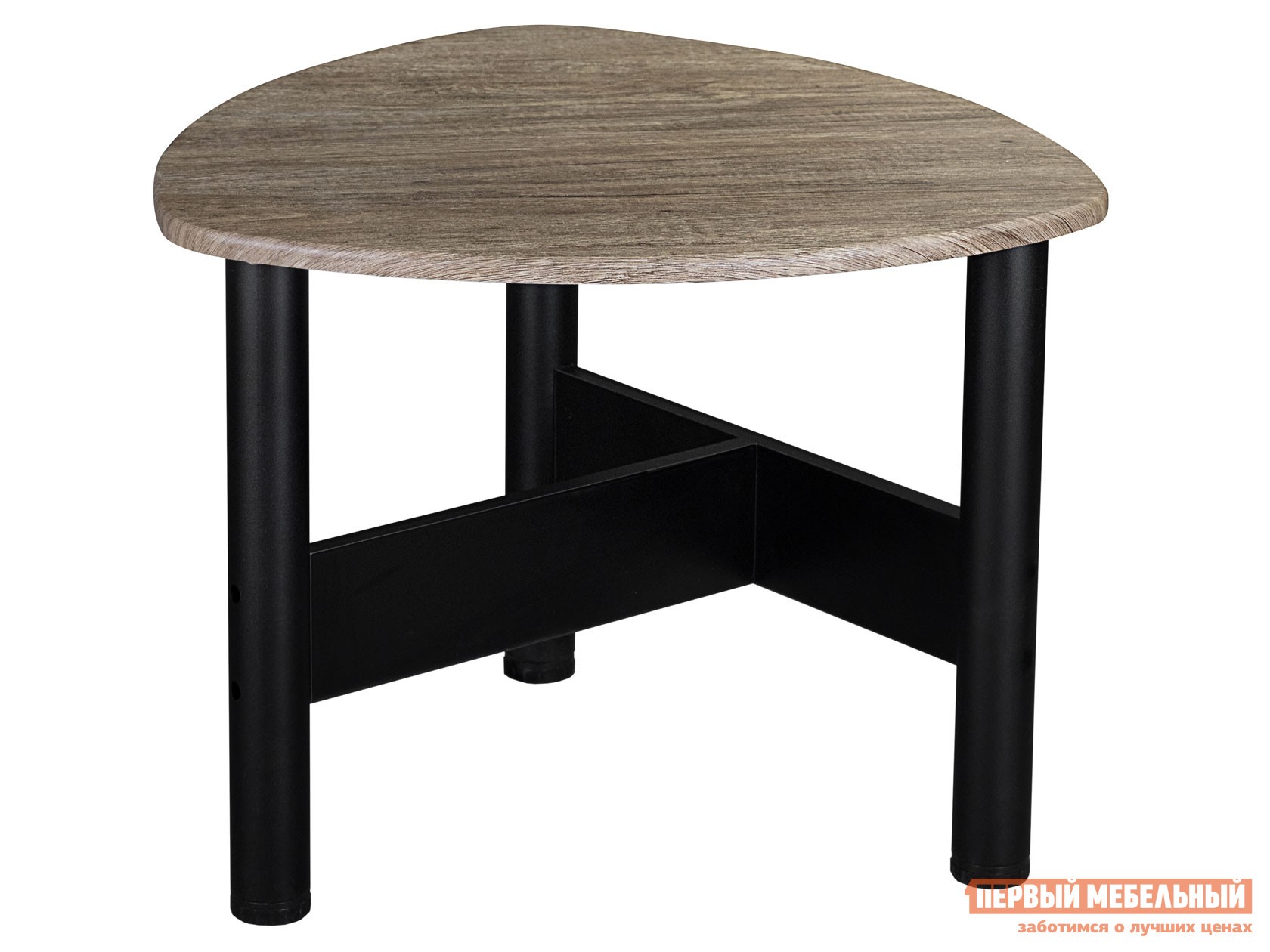 Журнальный столик  Саут 3Д Палисандр натуральный / Черный