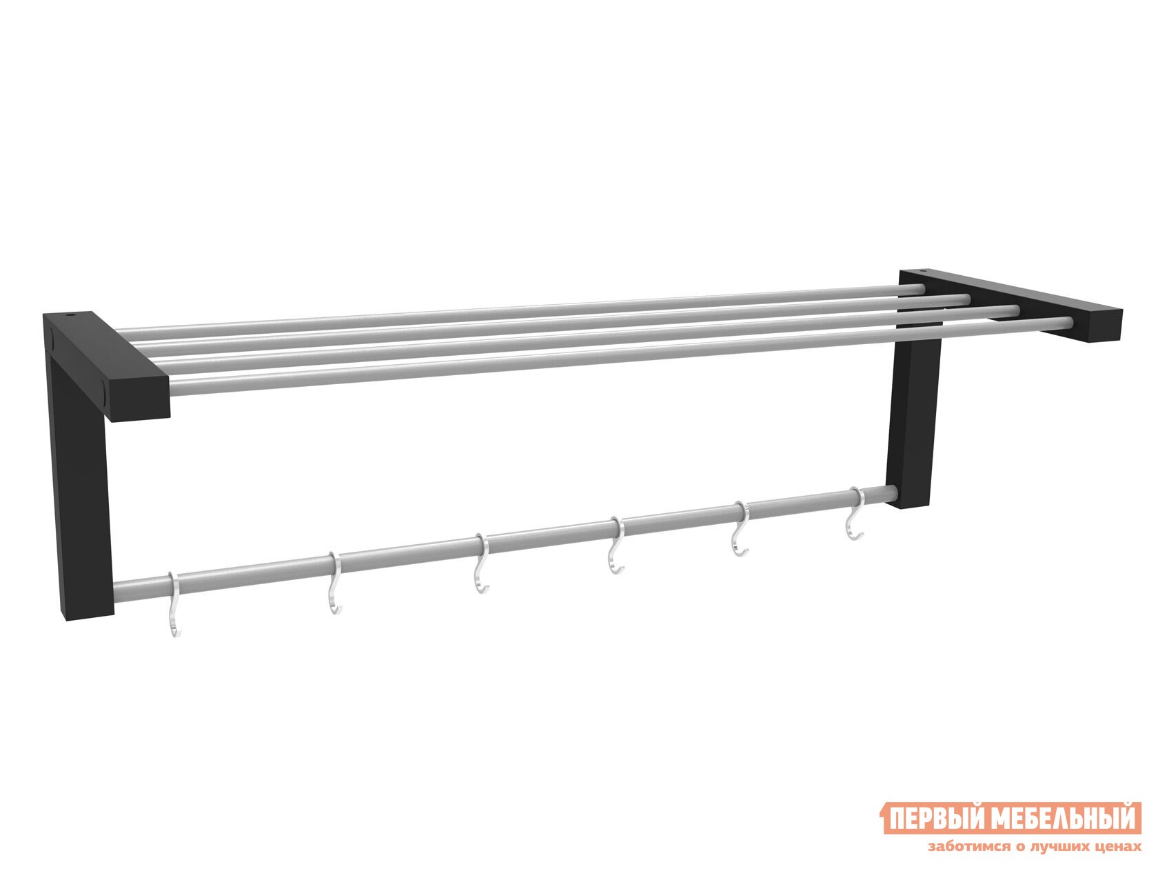 Настенная вешалка  Вестон Венге / Металлик