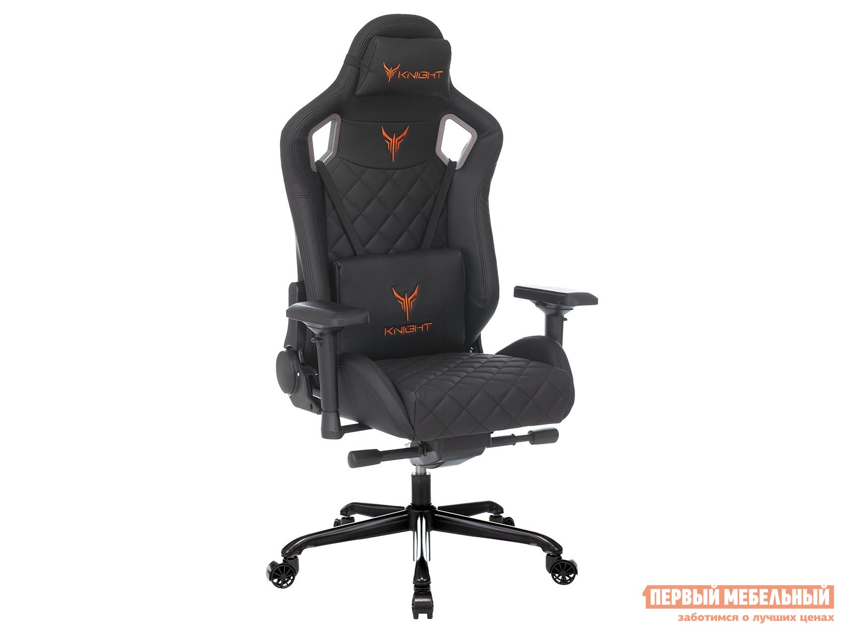 Игровое кресло  Knight Titan Черный / Оранжевый