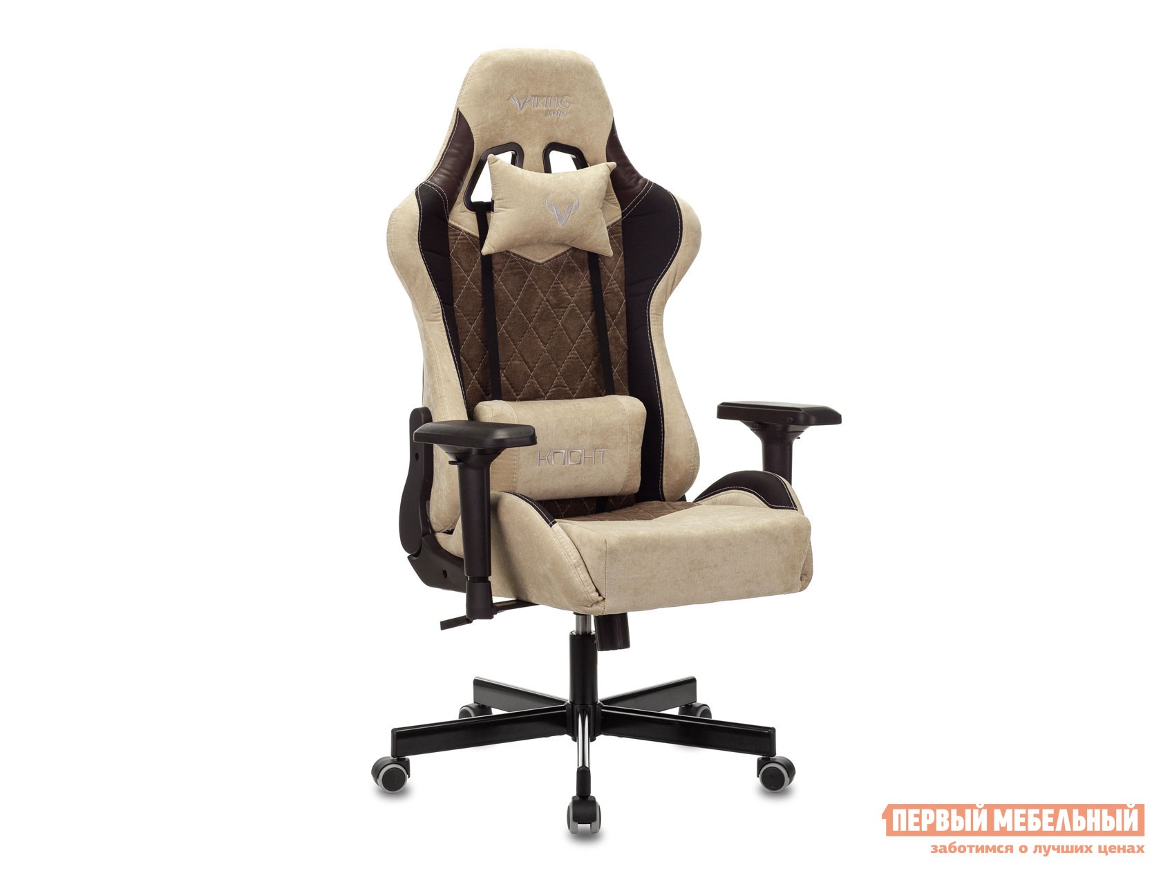 Игровое кресло  VIKING 7 KNIGHT Коричневый, ткань/экокожа