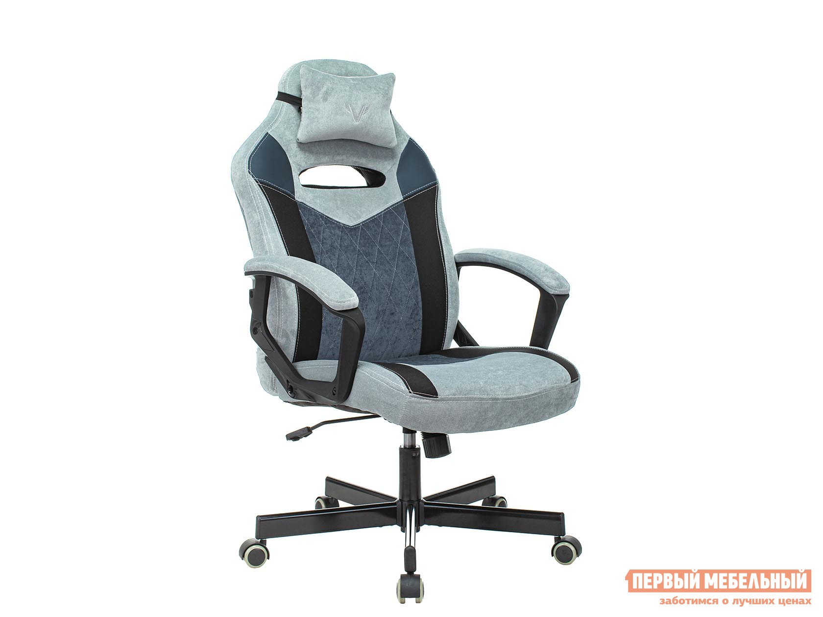 Игровое кресло  VIKING 6 KNIGHT Голубой, ткань / Синий, ткань