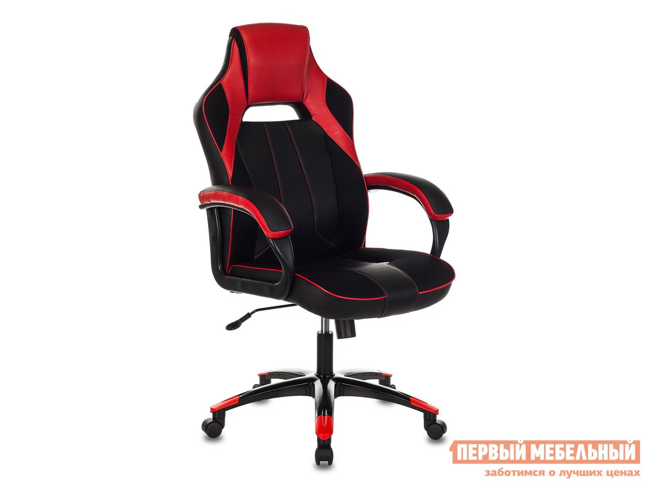 Игровое кресло  VIKING 2 AERO BL+RED черный / красный искусственная кожа