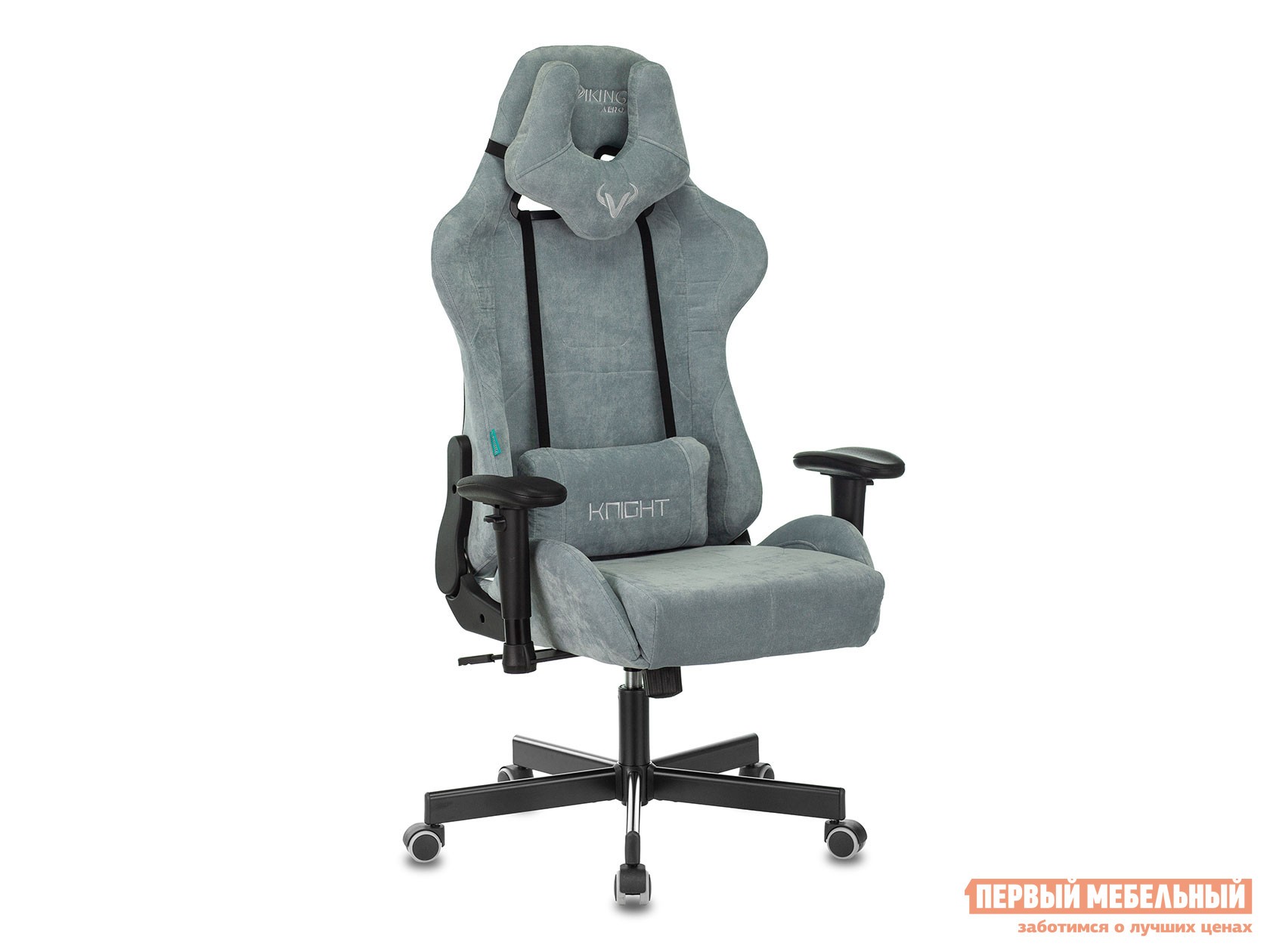 Игровое кресло  VIKING KNIGHT LT Серо-голубая ткань LT28