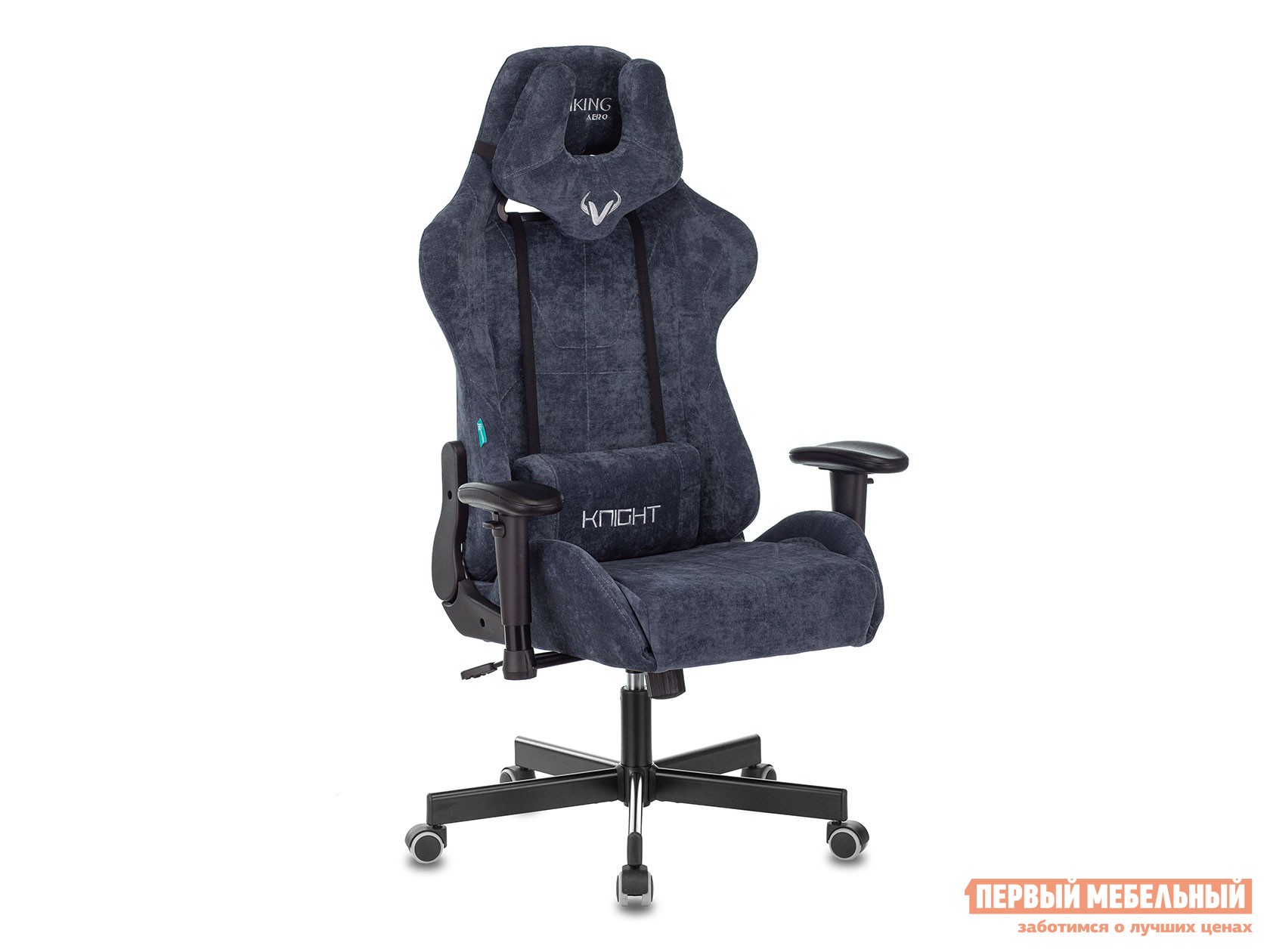 Игровое кресло  VIKING KNIGHT LT Темно-синяя ткань LT27