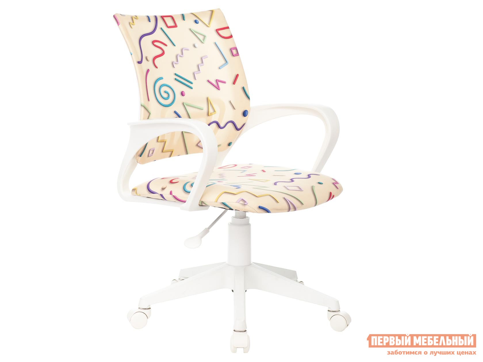 Детское компьютерное кресло  KD-W4 Песочный, ткань