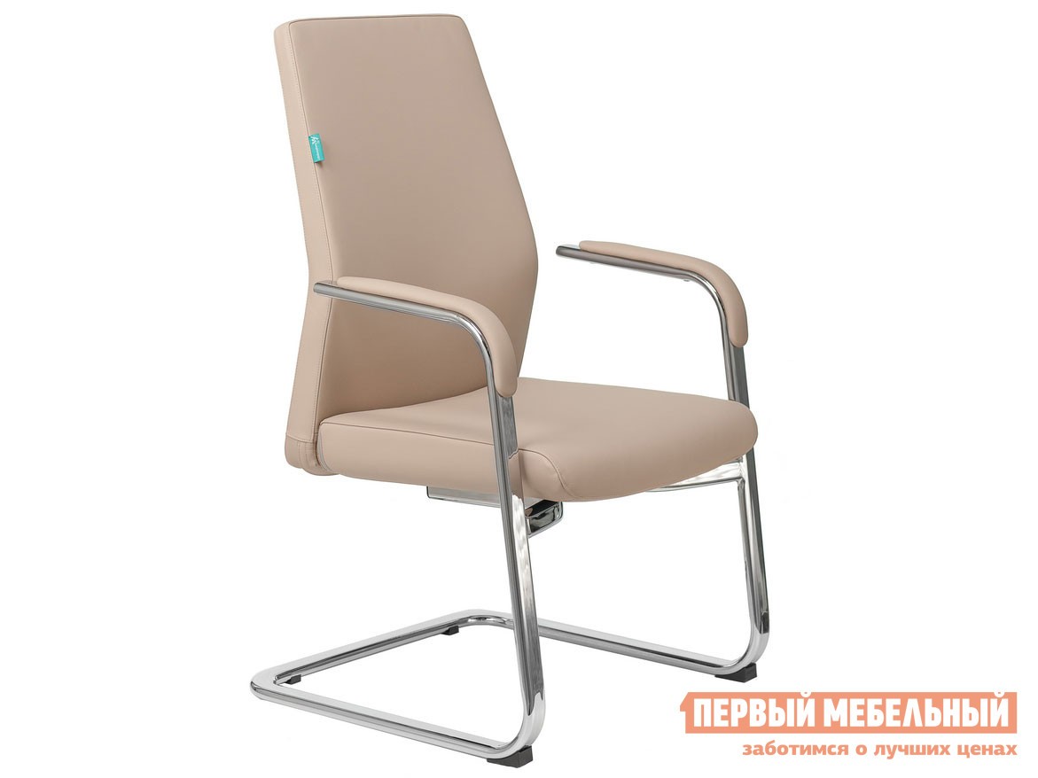 Офисный стул  JONS-LOW-V Бежевый, кожа (Beige)