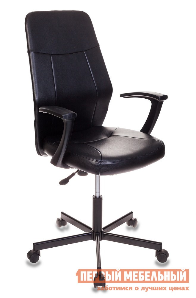 Офисное кресло  CH-605 Черный, экокожа