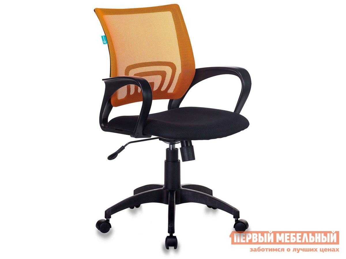 Офисное кресло  CH-695N Черный, ткань / Оранжевый, сетка
