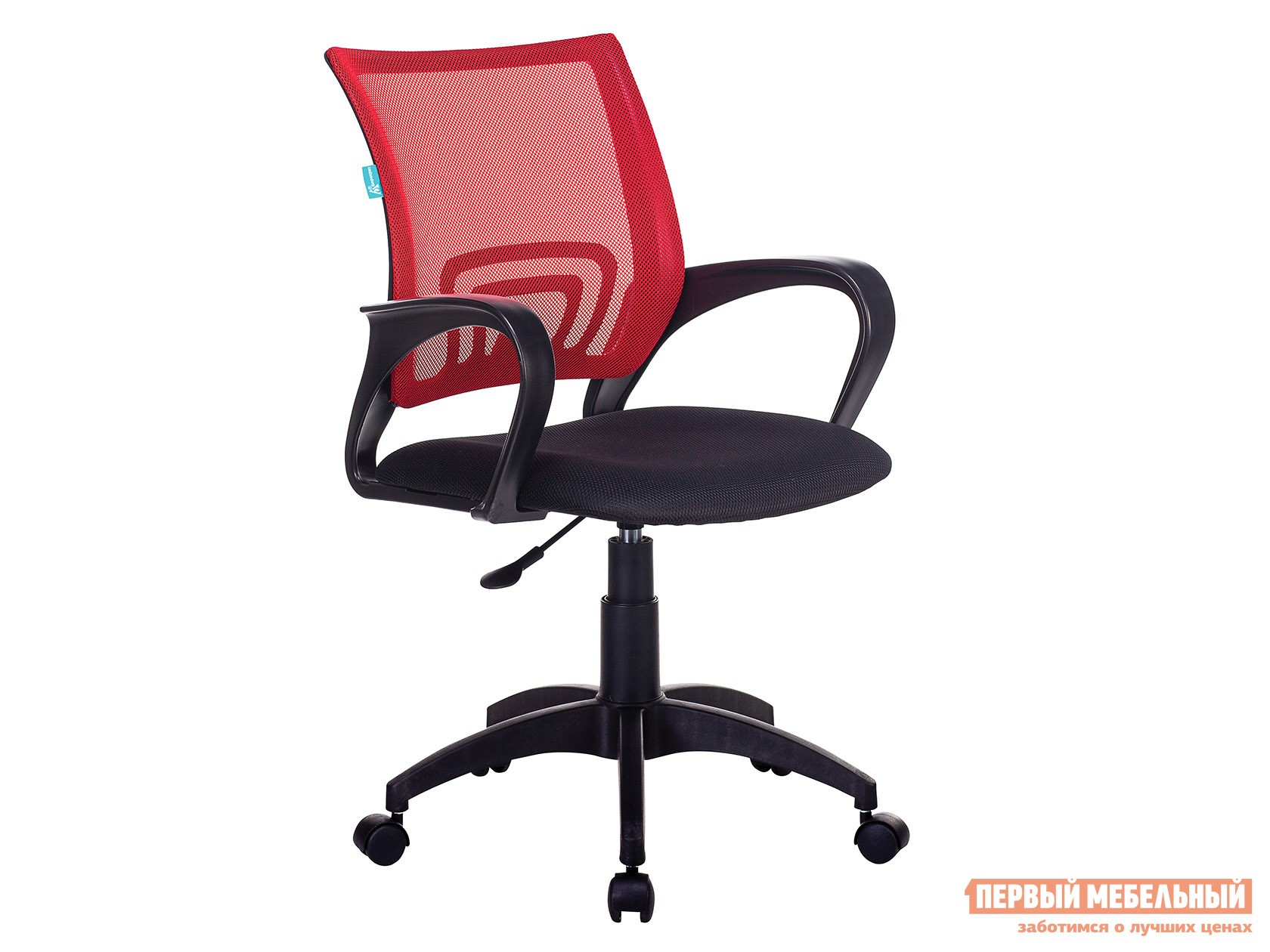 Офисное кресло  CH-695NLT Черный, ткань / Красный, сетка