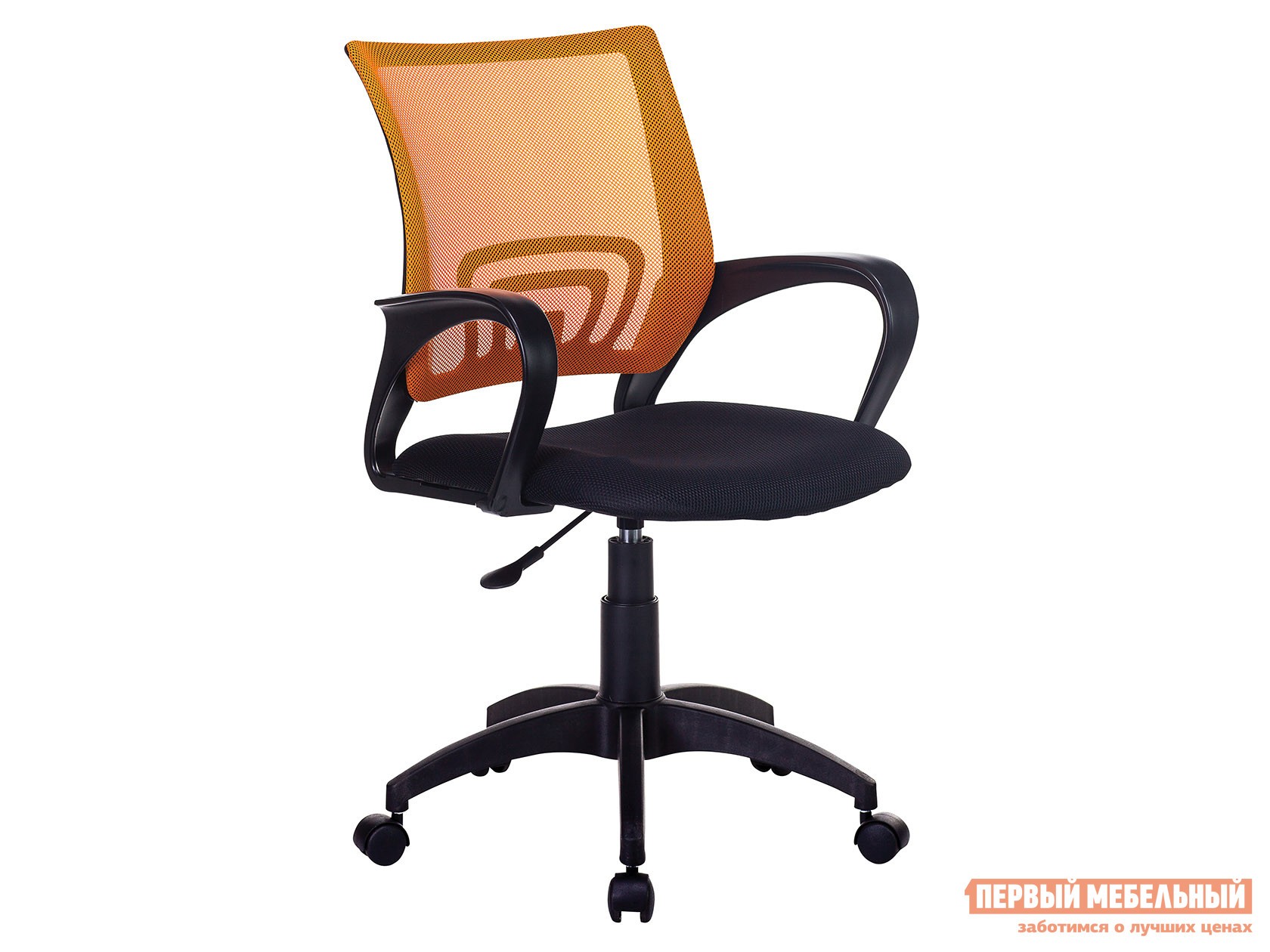Офисное кресло  CH-695NLT Черный, ткань / Оранжевый, сетка