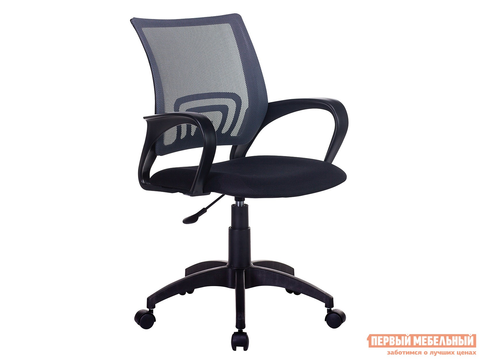 Офисное кресло  CH-695NLT Черный, ткань / Серый, сетка