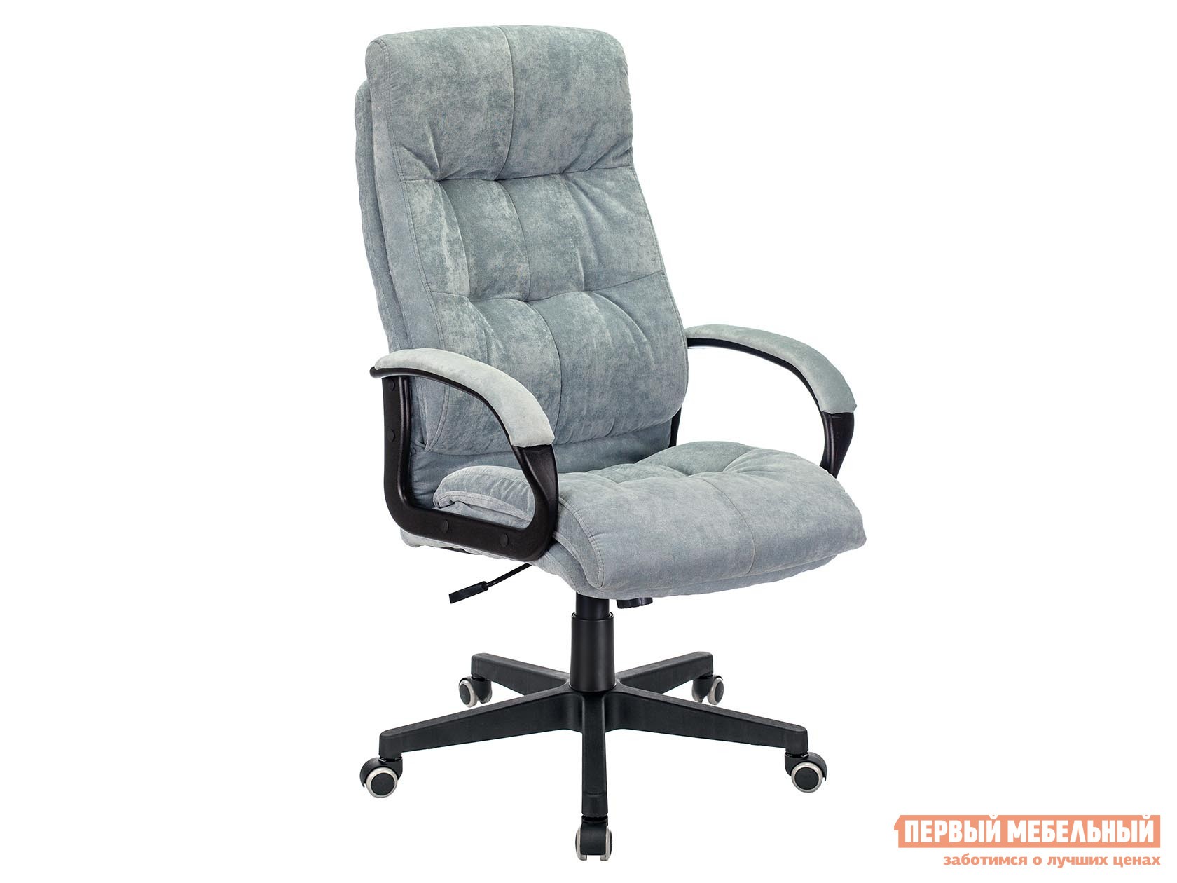 Кресло руководителя  CH-824 Серо-голубой, ткань