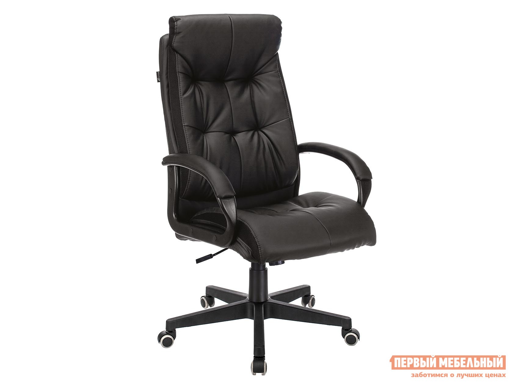 Кресло руководителя  CH-824 Черный, экокожа