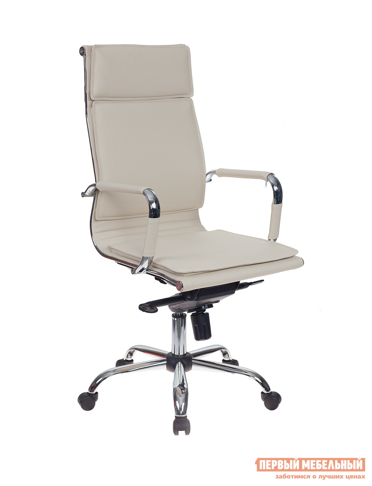 Кресло руководителя  CH-993MB Слоновая кость, экокожа