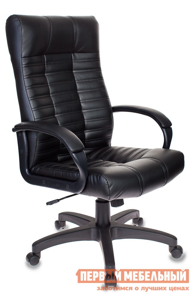 Кресло руководителя  KB-10/BLACK Черный, экокожа