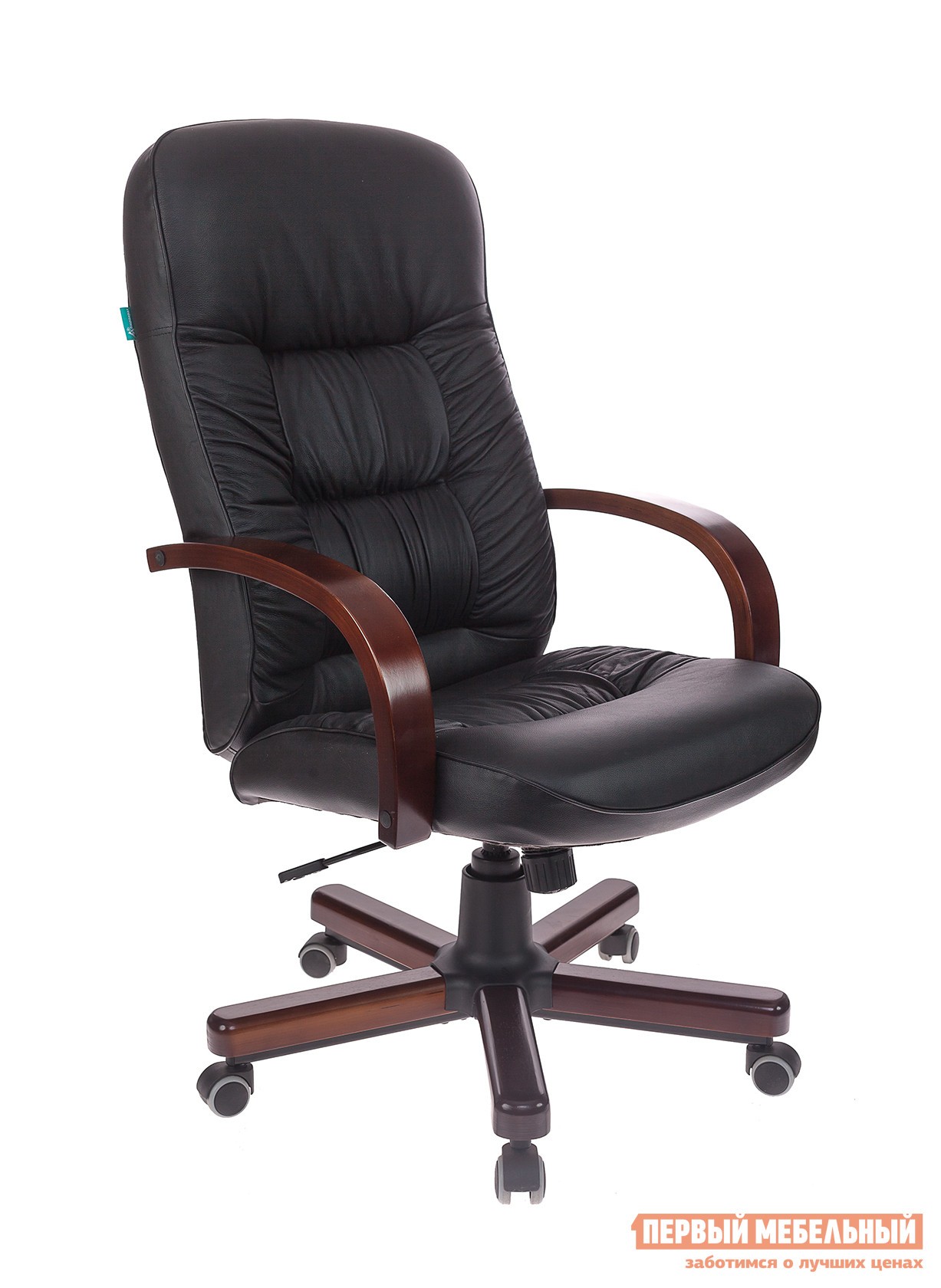 Кресло руководителя  T-9908 Black / иск. кожа черный