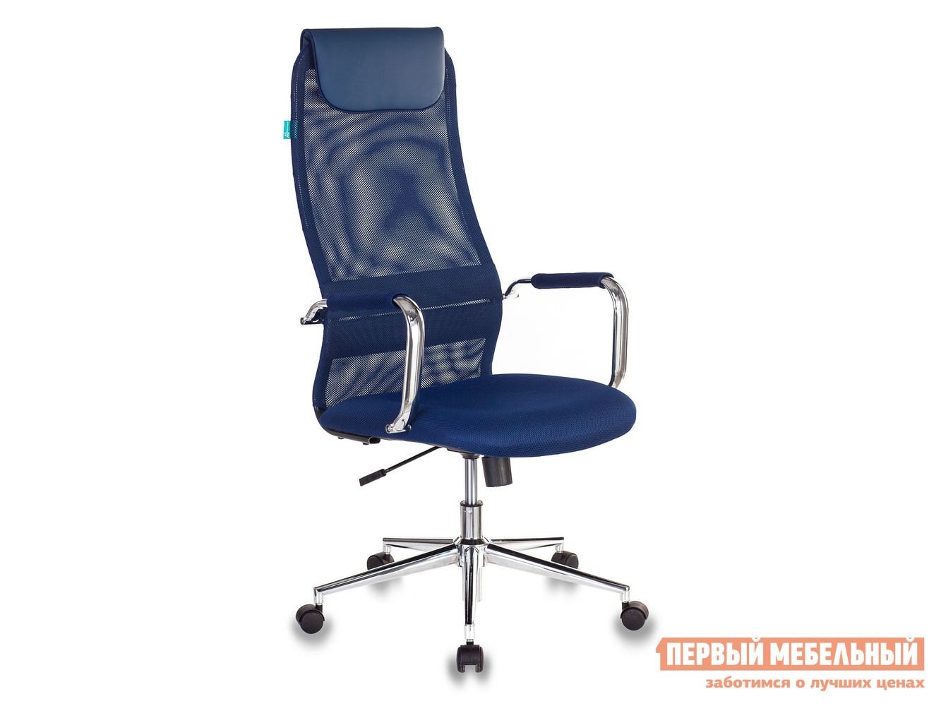 Кресло руководителя  KB-9N Сиденье TW-10N, темно-синий / Сетка TW-05N, темно-синий