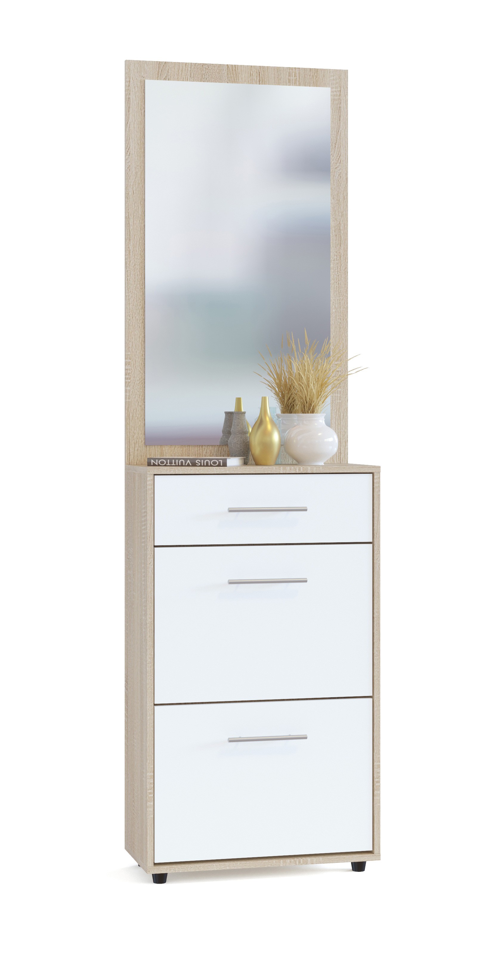 Прихожая  Моренго 4 Дуб Сонома / Белый