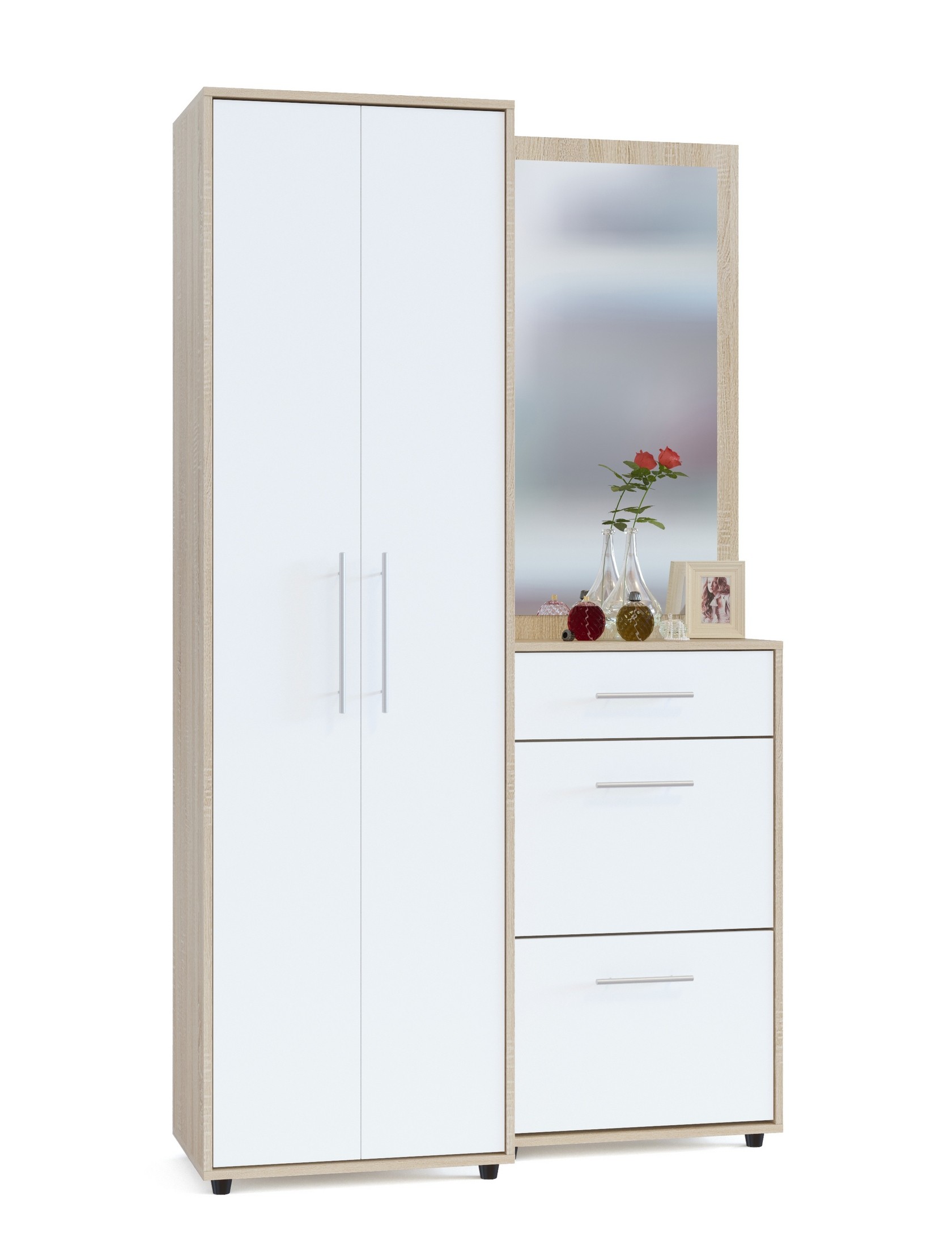 Прихожая  Моренго 39 Дуб Сонома / Белый