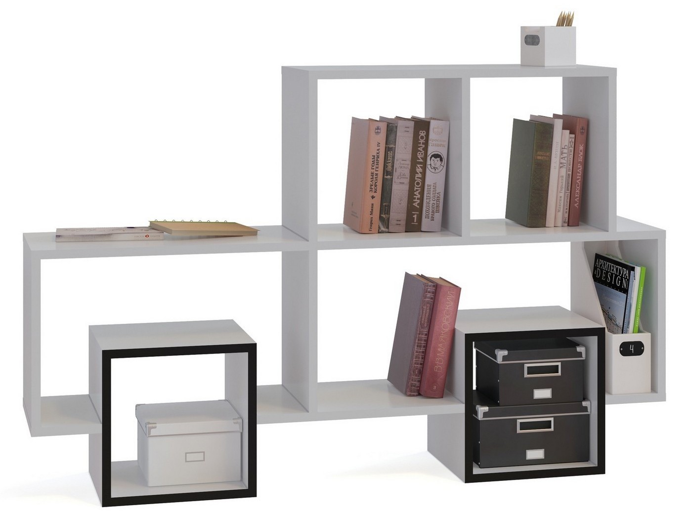 Настенная полка  Милтон Белый